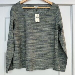 J. Jill Multicolor Textured Blouse